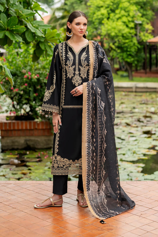 EMBROIDERED DHANAK UF-4201