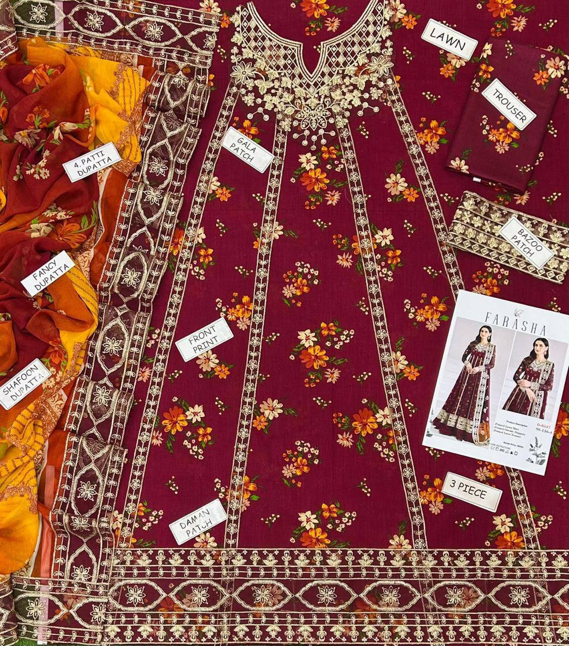 Farasha Lawn Collection 2026 – Most Demanding Edition