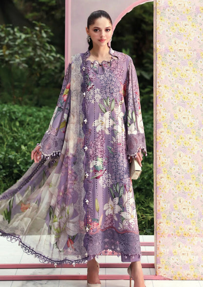 Maria.B MPrints Embroidered Lawn Unstitched 3Pc Suit MPT-3006-B