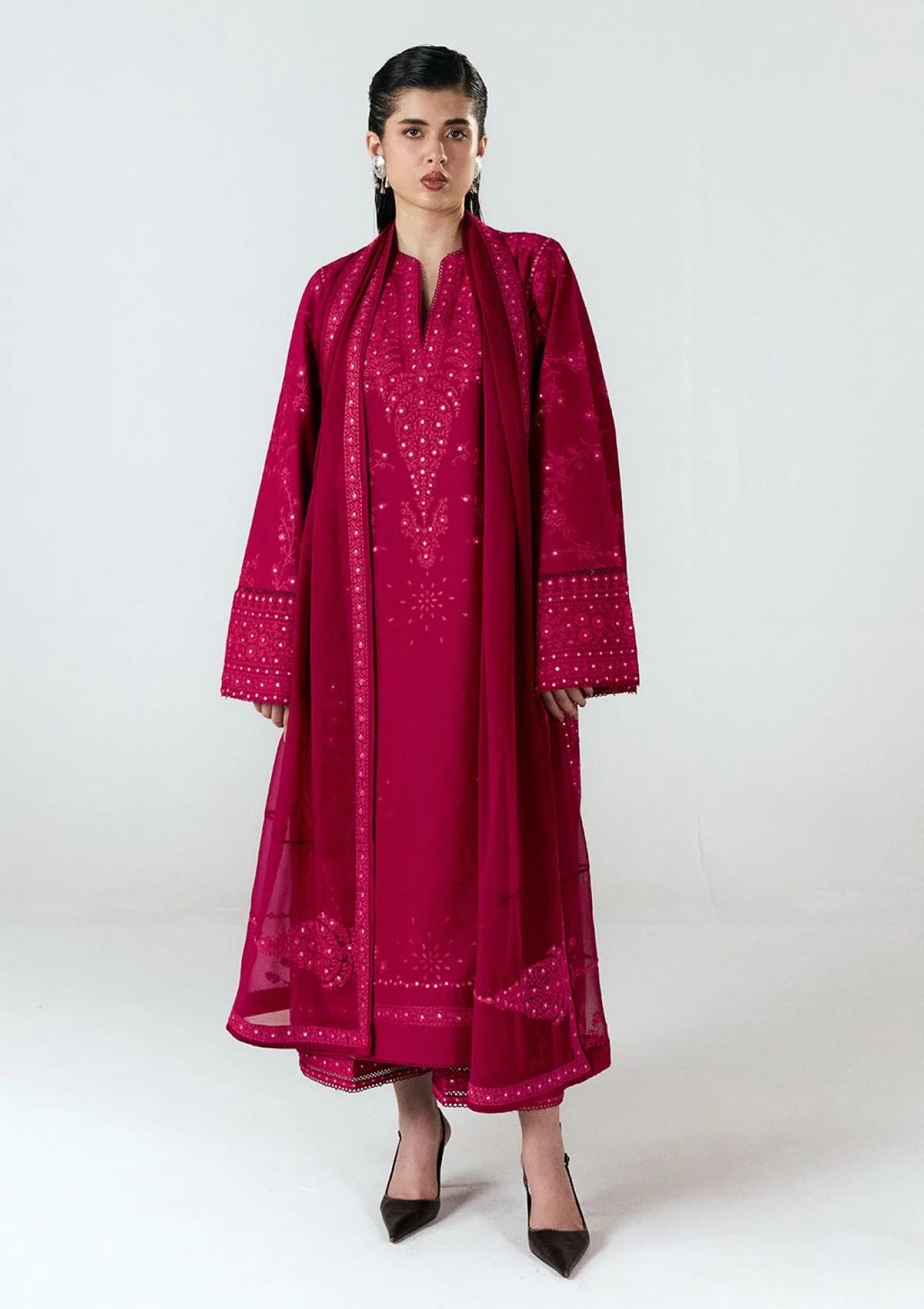 Luxury Dhanak 3 Piece Unstitched