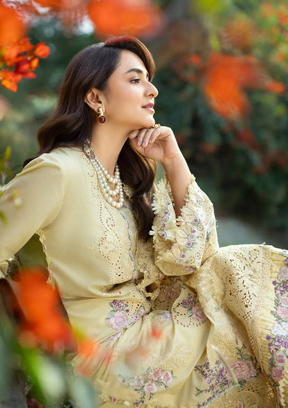 Elaf Luxury Embroidered Lawn 3Pc Unstitched ELY-05 SOUCI