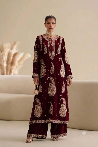 Ethnic 2pc Silk Unstitched