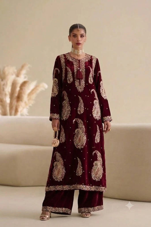 Ethnic 2pc Silk Unstitched