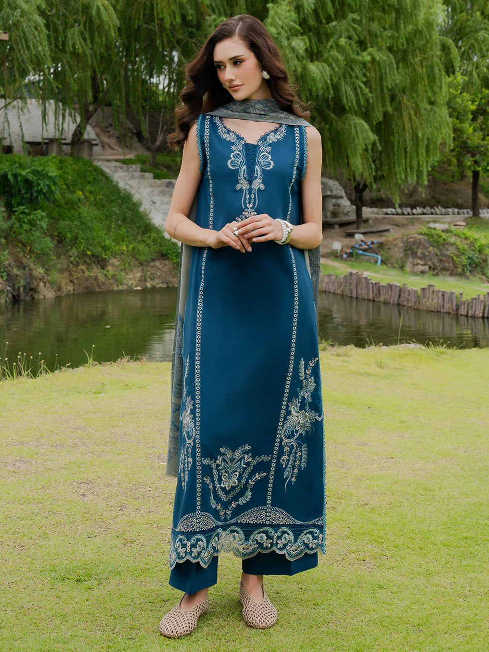 Luxury Dhanak 3 Piece Unstitched