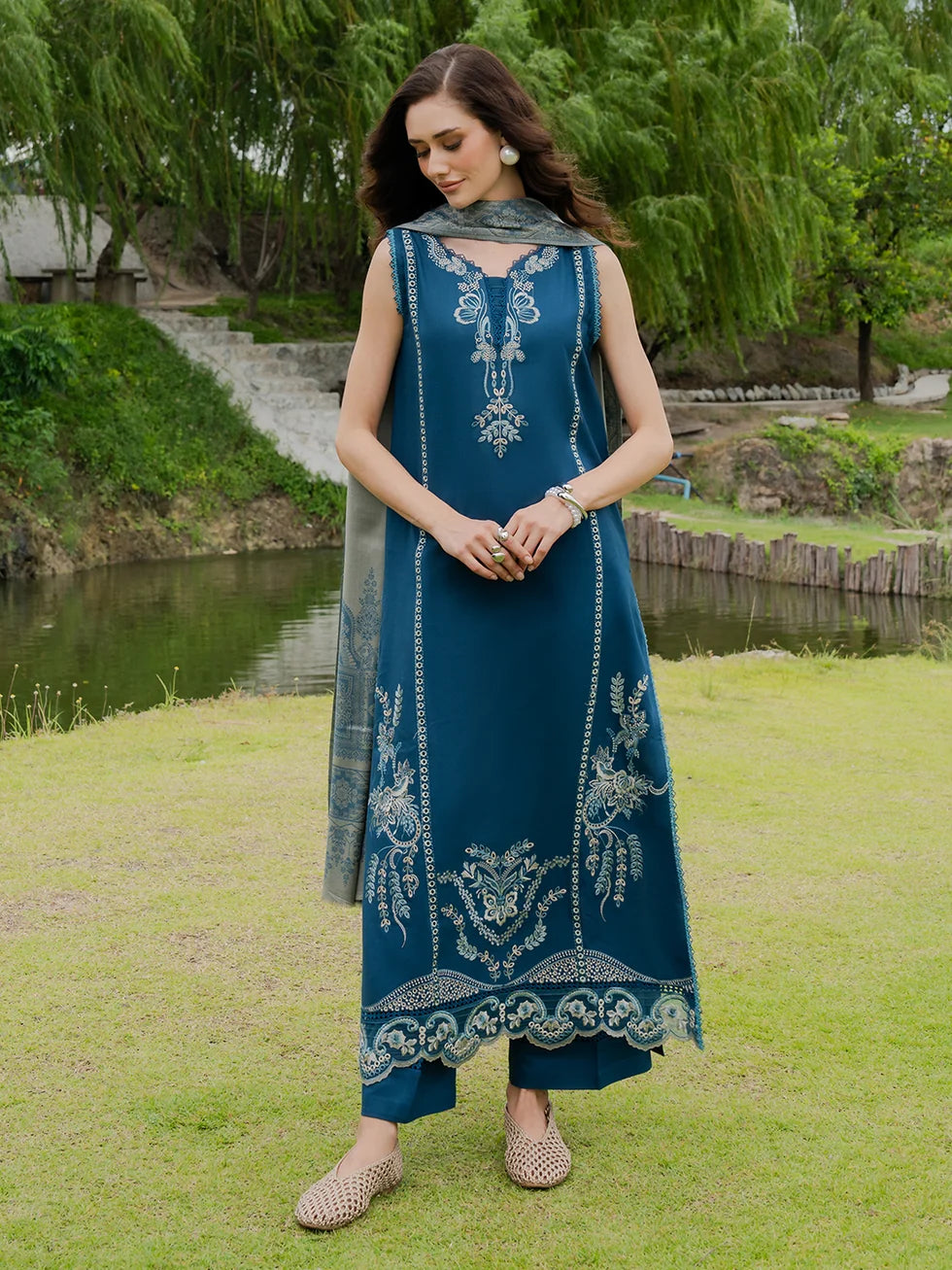 Luxury Dhanak 3 Piece Unstitched