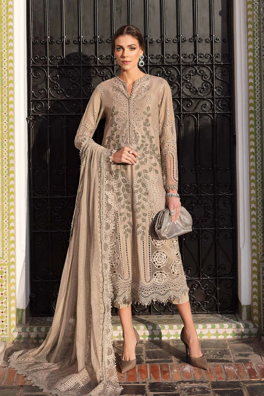 3 Piece Unstitched Embroidered D-2503-A