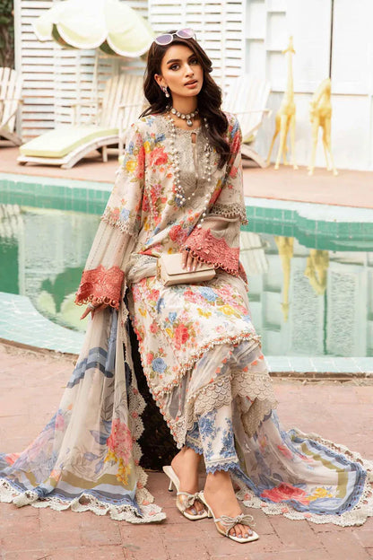 MariaB. Mprint Lawn 3 Piece Dress - 10908