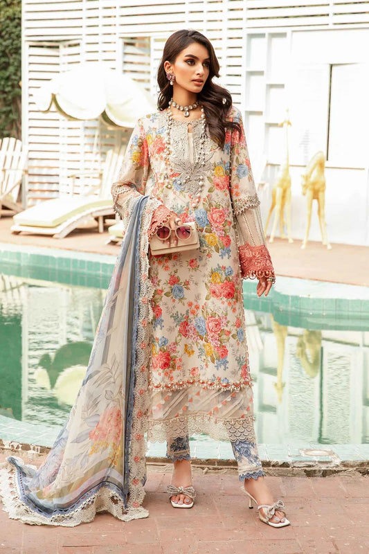 MariaB. Mprint Lawn 3 Piece Dress - 10908