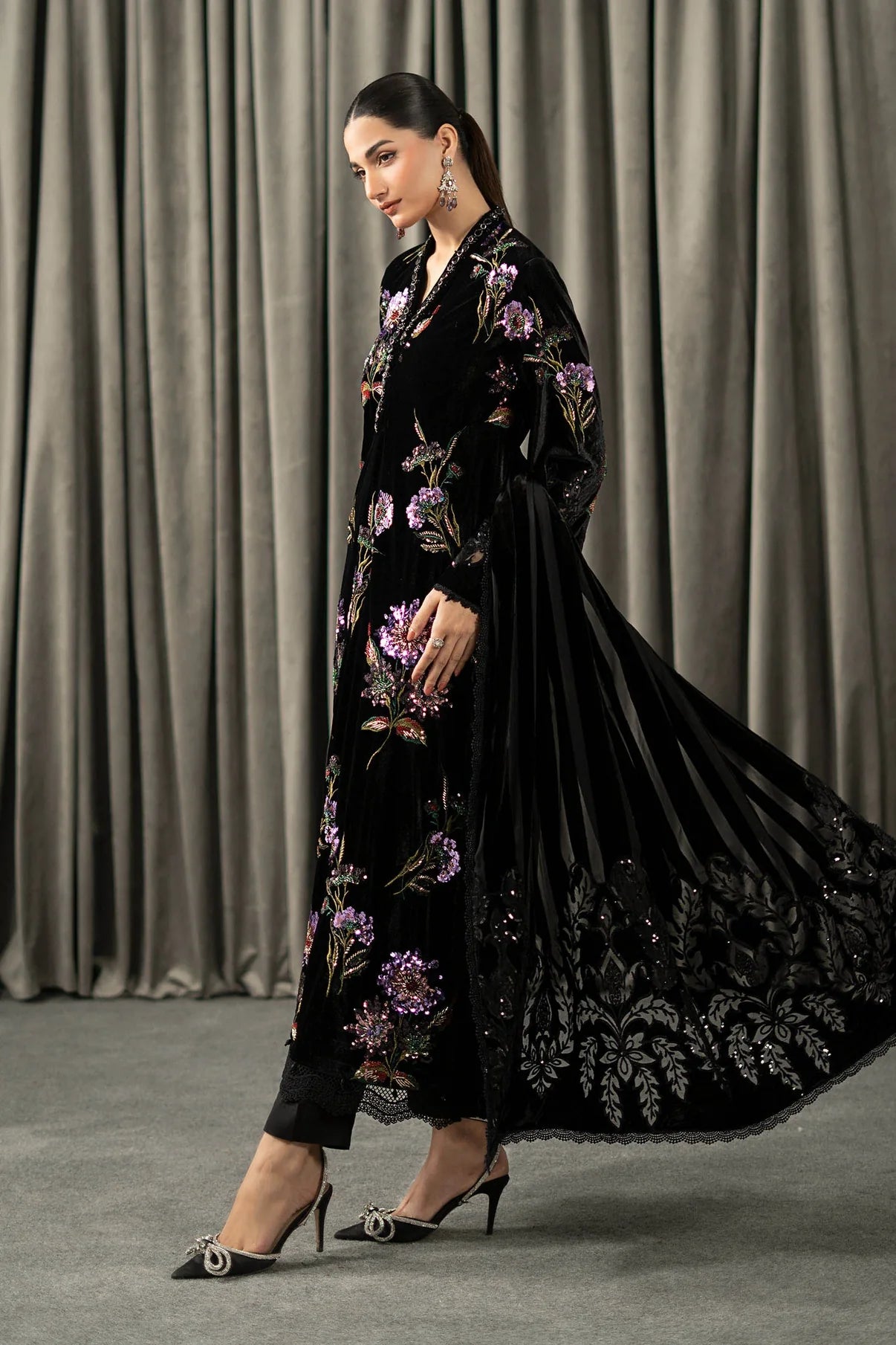 Maria.B Lawn Unstitched Embroidered 3 Piece