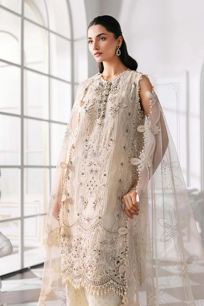 3 Piece Unstitched Embroidered Chiffon Suit | BD-3007