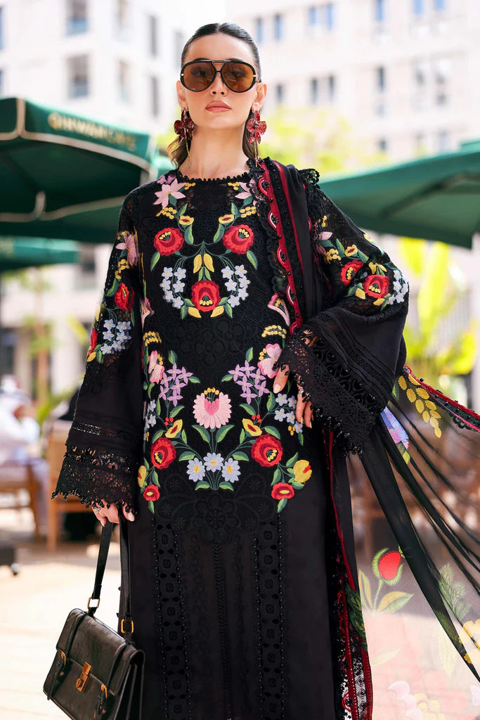 MARIA B - Embroidered Jacquard Lawn Suit D-2610-B