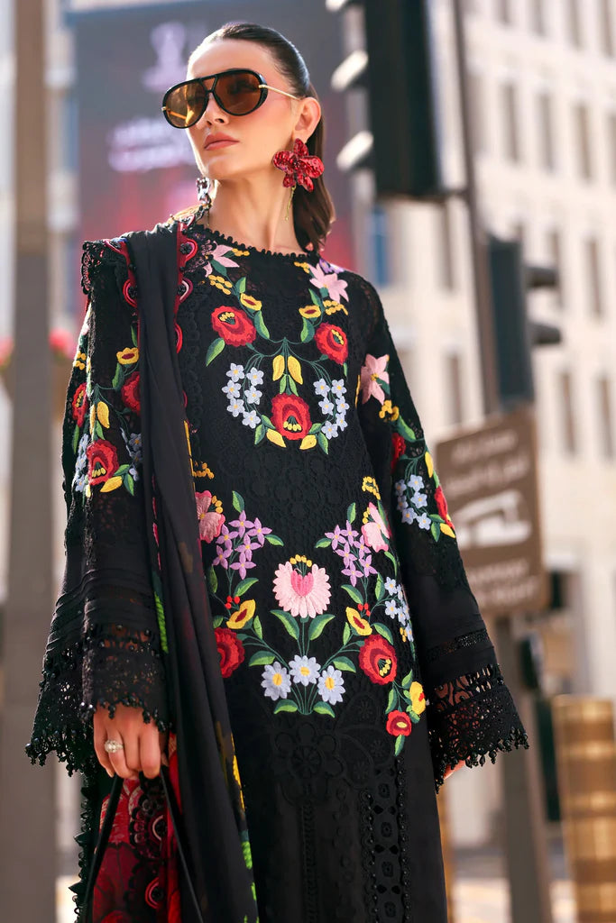 MARIA B - Embroidered Jacquard Lawn Suit D-2610-B