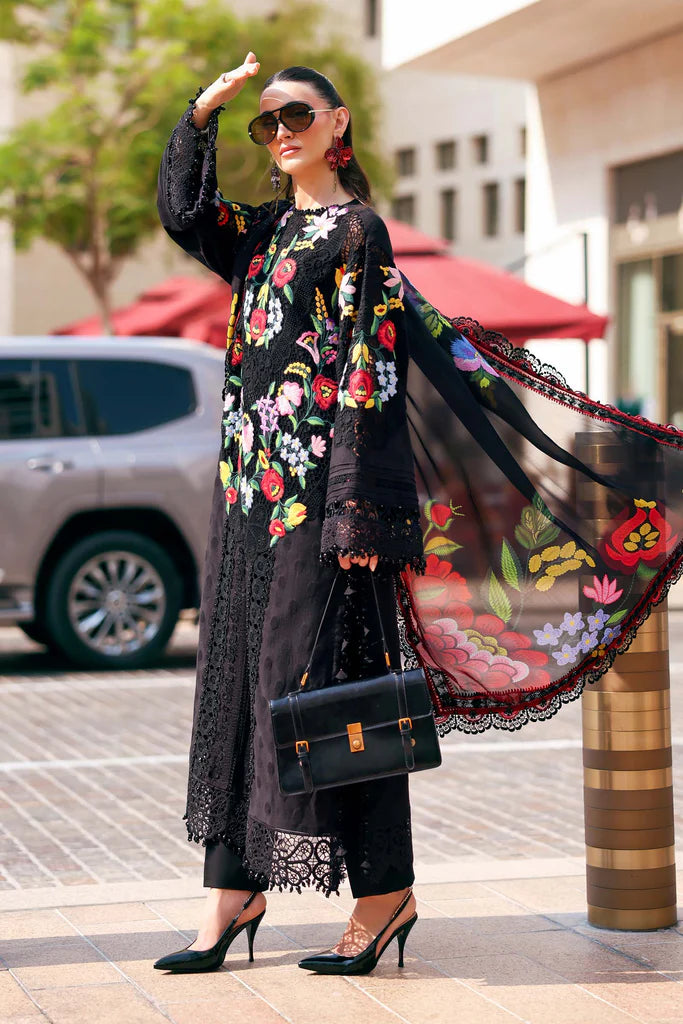MARIA B - Embroidered Jacquard Lawn Suit D-2610-B