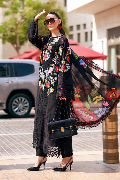 MARIA B - Embroidered Jacquard Lawn Suit D-2610-B