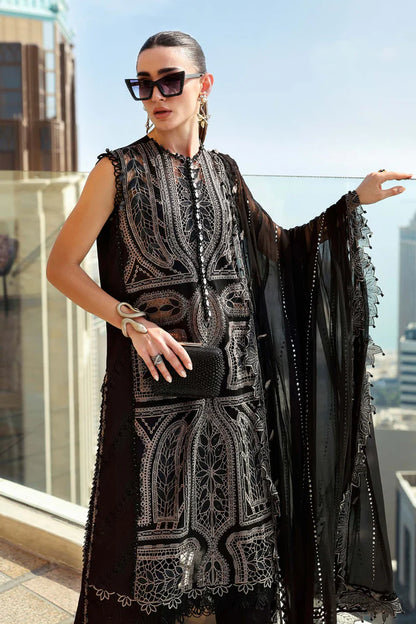 MARIA B - Embroidered Net Suit D-2608-B