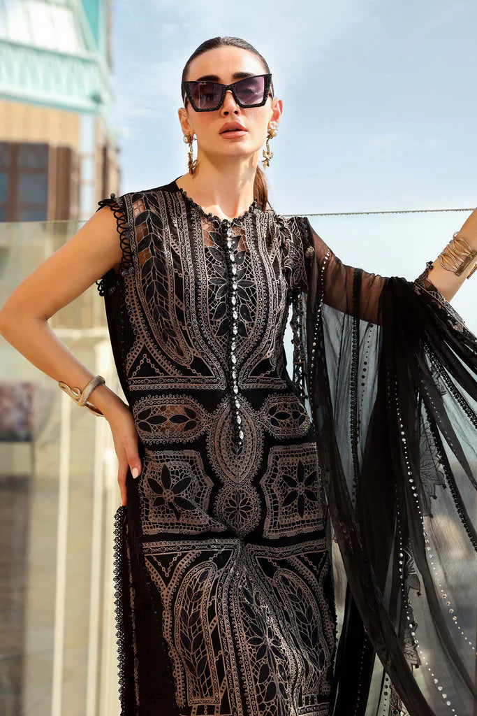 MARIA B - Embroidered Net Suit D-2608-B