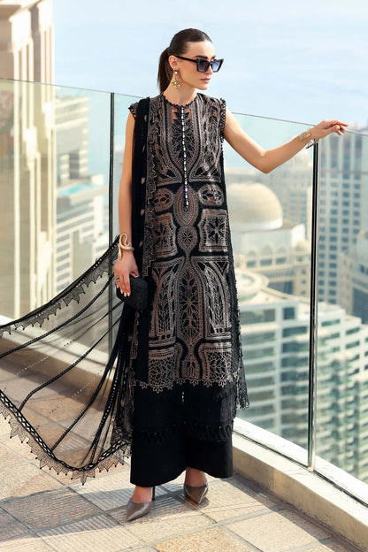 MARIA B - Embroidered Net Suit D-2608-B