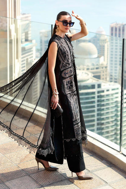 MARIA B - Embroidered Net Suit D-2608-B