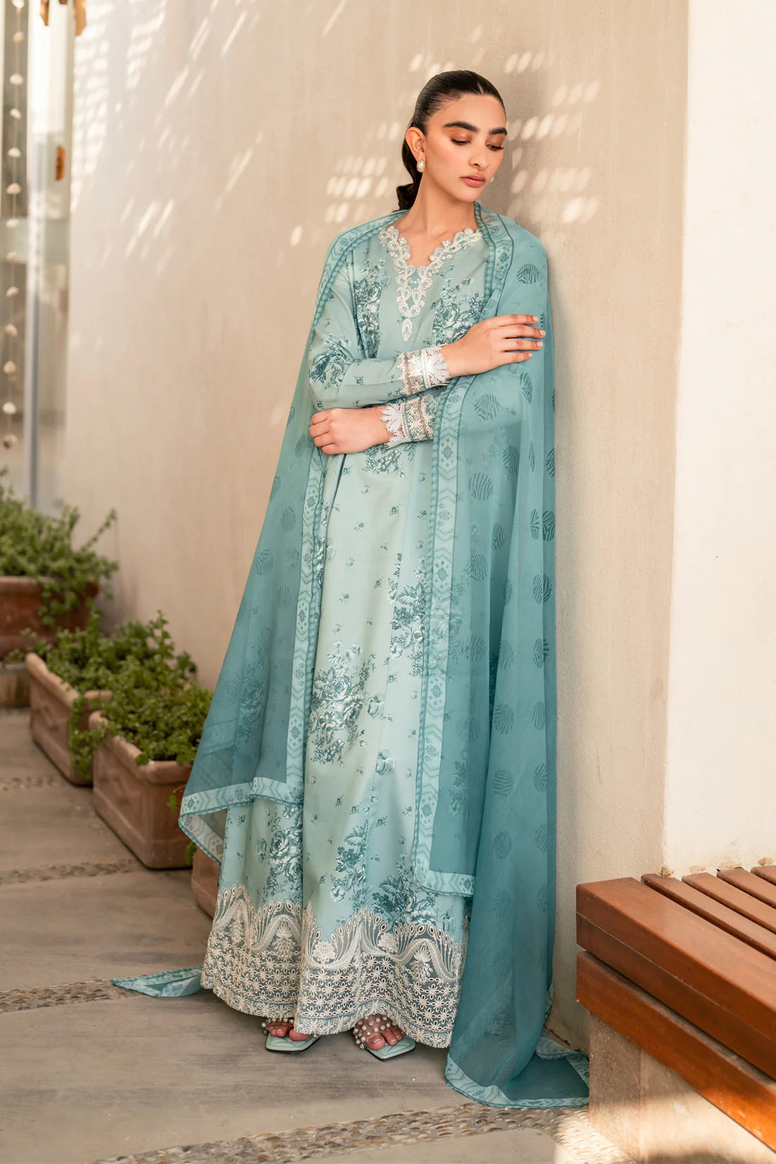 Mariab.B FERIO Unstitched 3 piece Printed Lawn