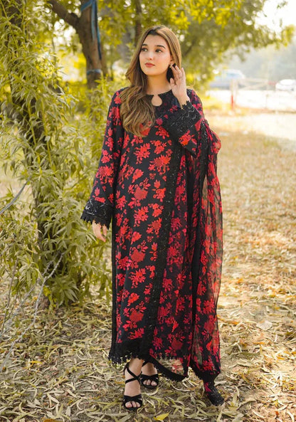 ANEELAS Unstitched 3 piece Printed Lawn