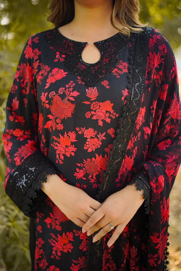 ANEELAS Unstitched 3 piece Printed Lawn