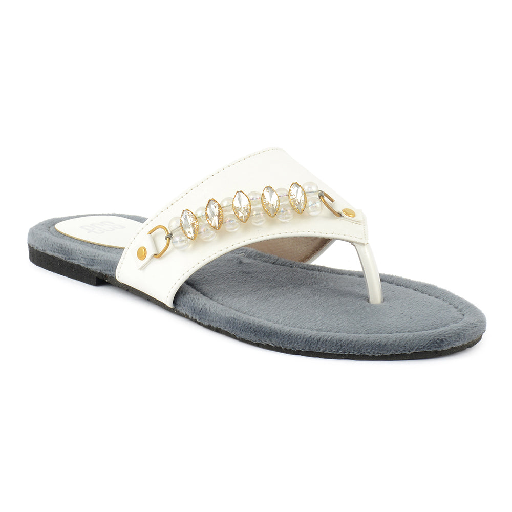 Matte Buckle Chappals