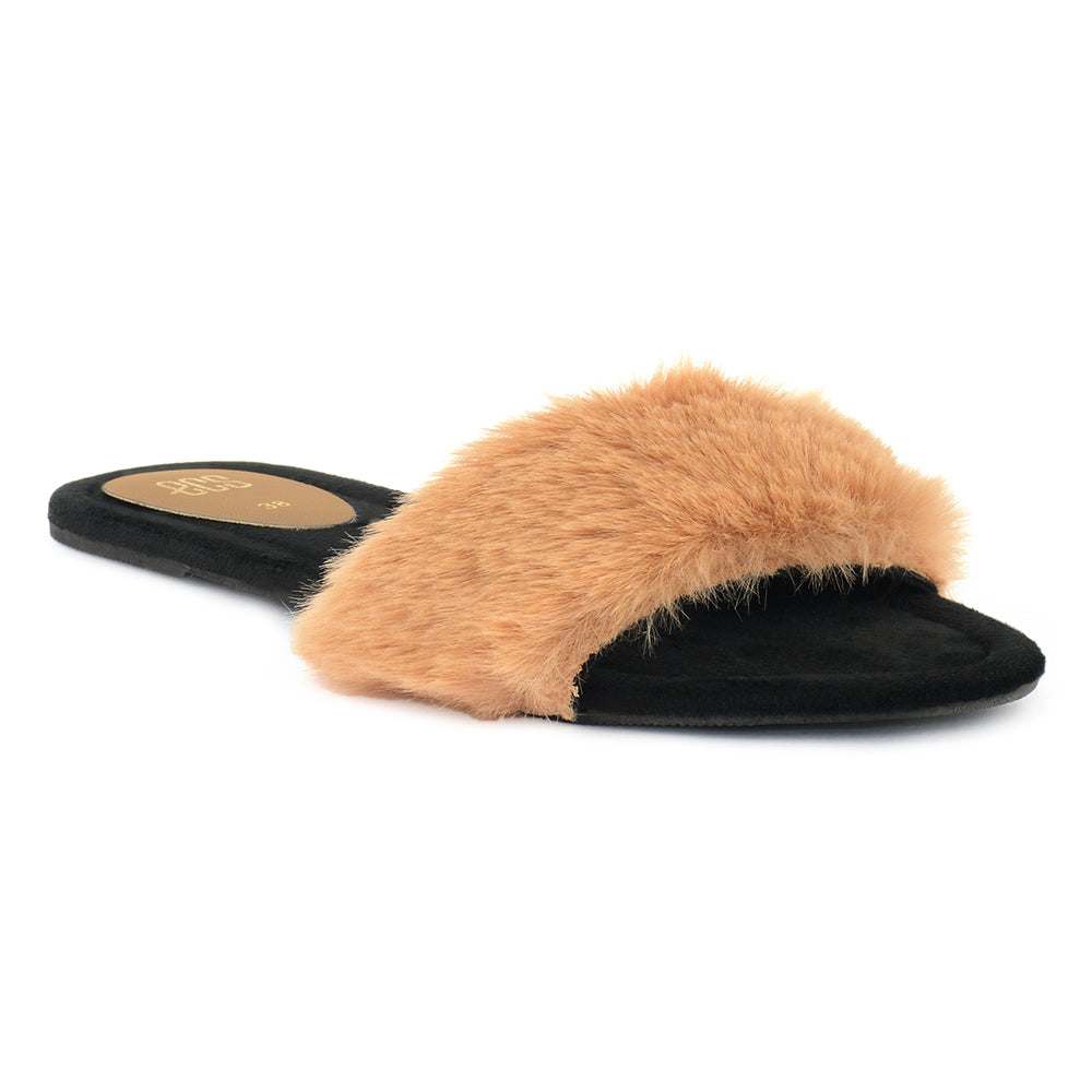 Fur Velvet Slippers