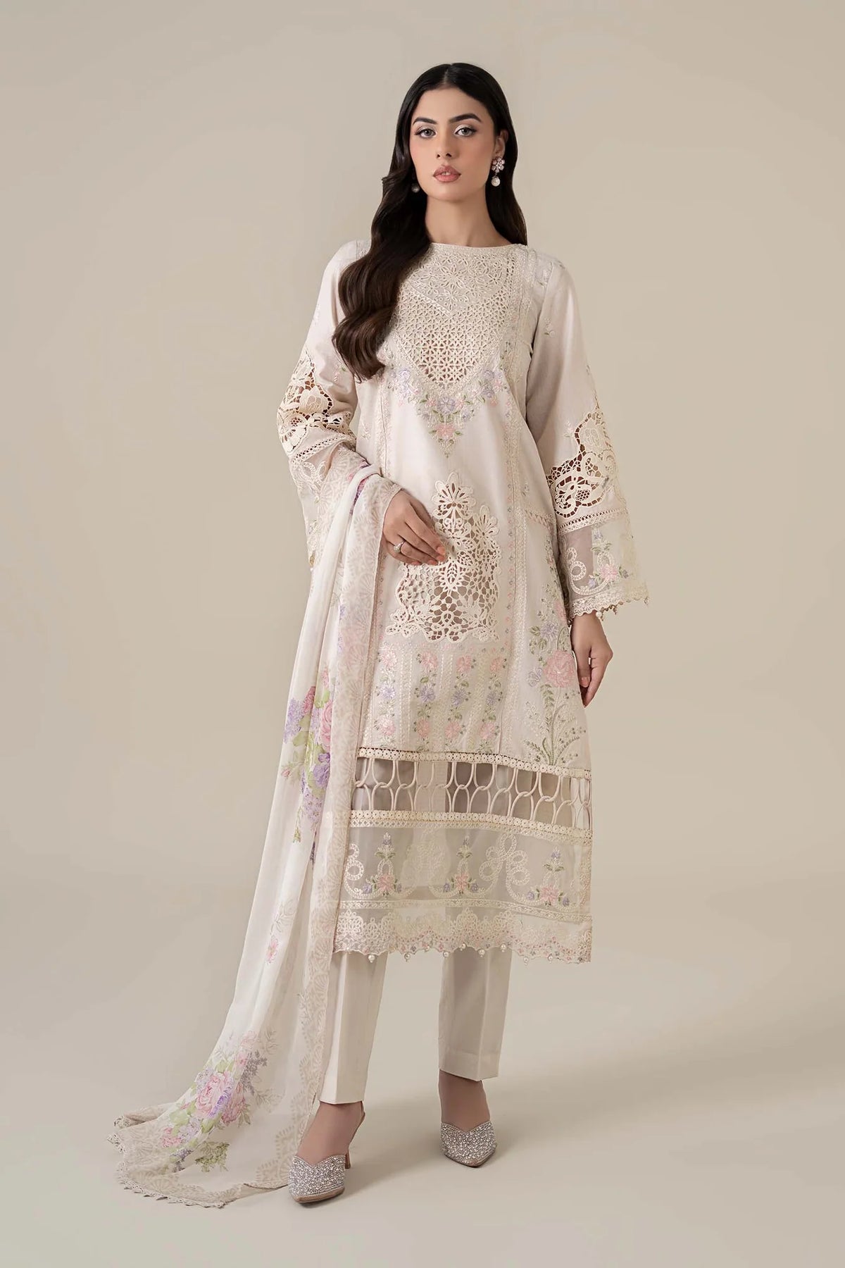 Luxury Dhanak 3 Piece Unstitched
