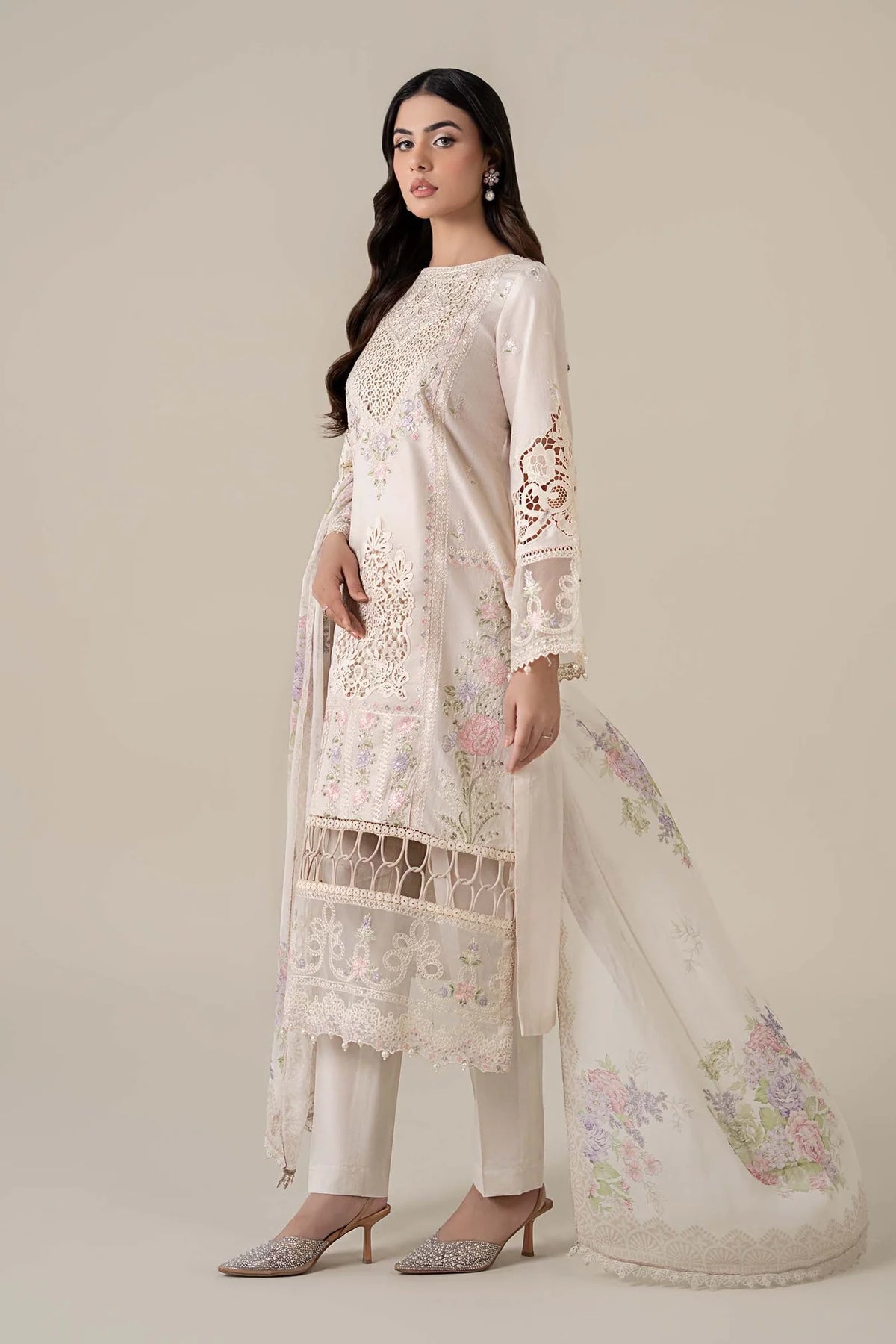 Luxury Dhanak 3 Piece Unstitched