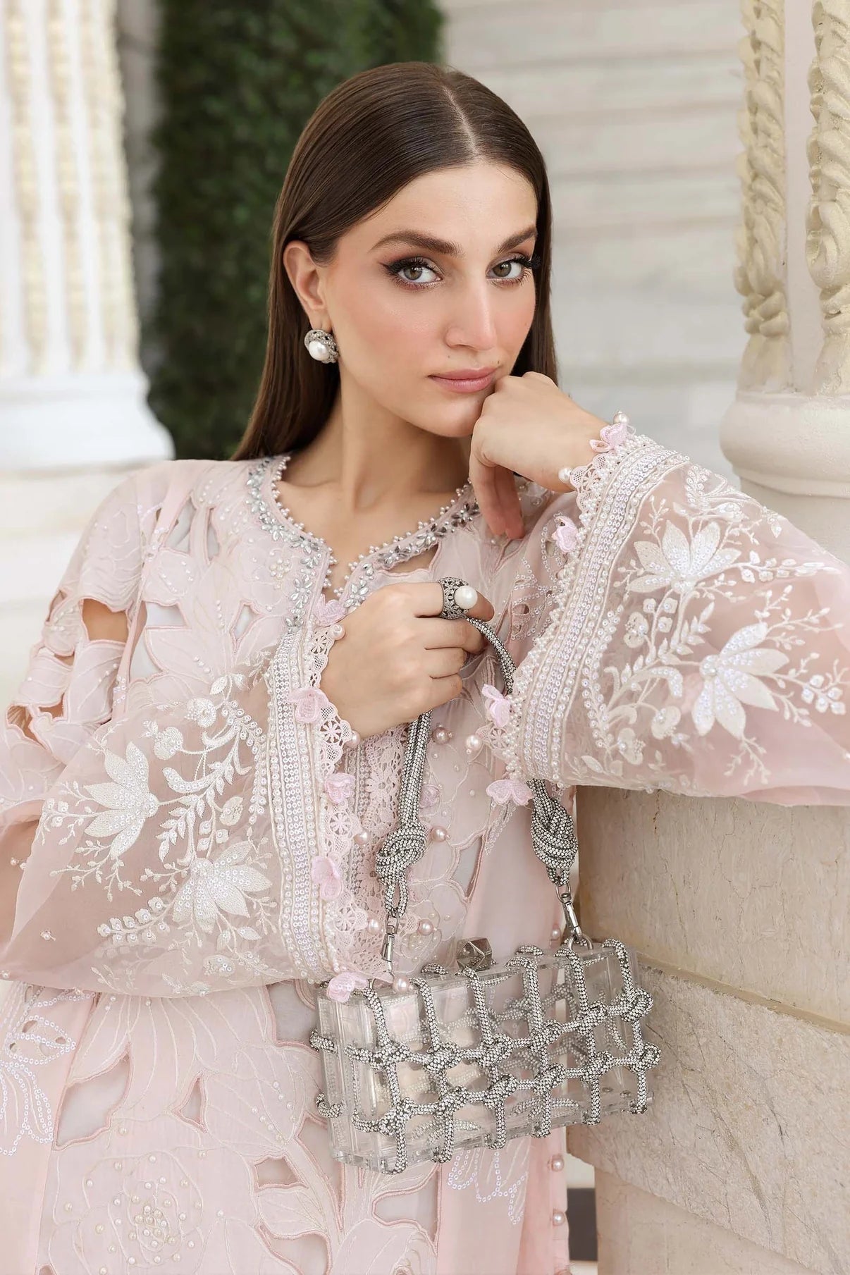 Maria.B Luxury Lawn Embroidered 3 Piece Unstitched - EL-26-02
