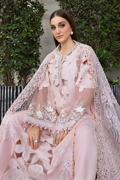 Maria.B Luxury Lawn Embroidered 3 Piece Unstitched - EL-26-02