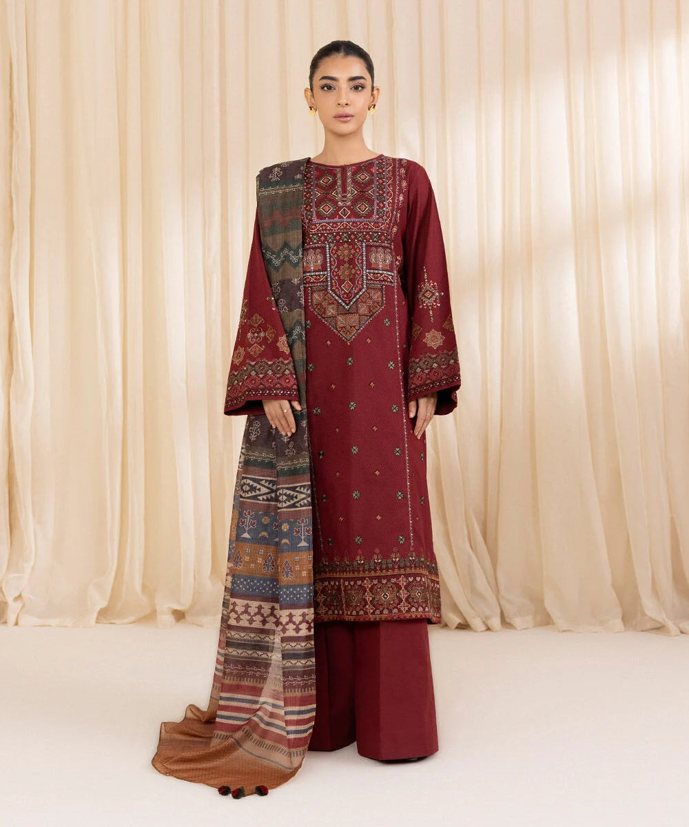 Luxury Dhanak 3 Piece Unstitched