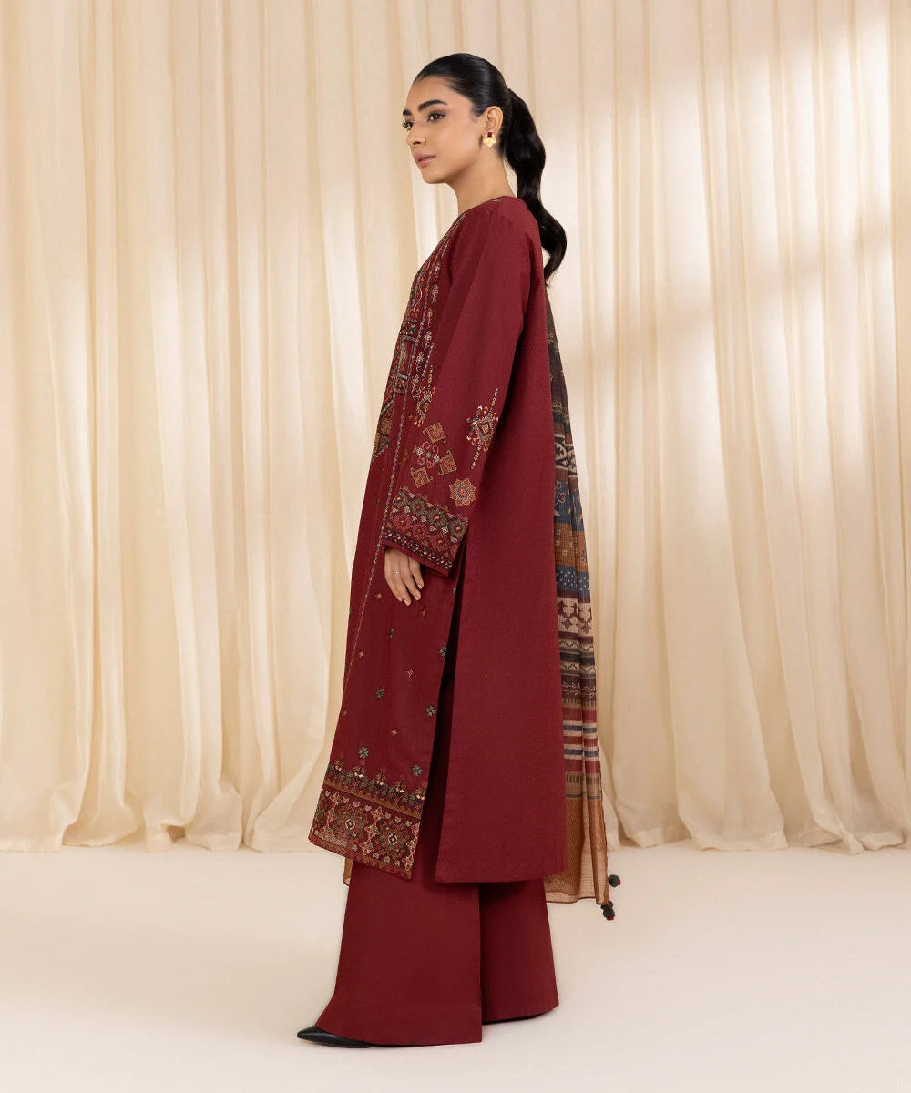 Luxury Dhanak 3 Piece Unstitched