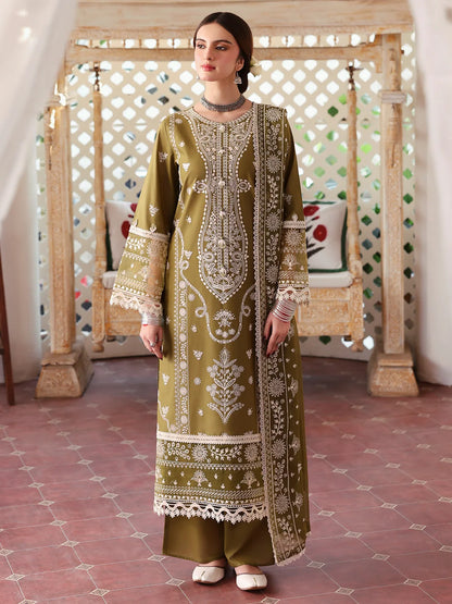 Mahnur - 3PC Luxury Lawn Embroidered Suit