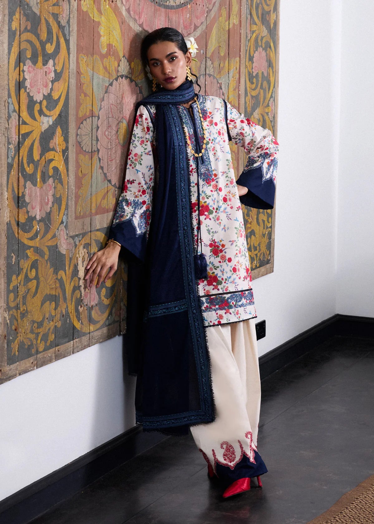 HUSSAIN REHAR Unstitched Lawn 3 Piece Aeri