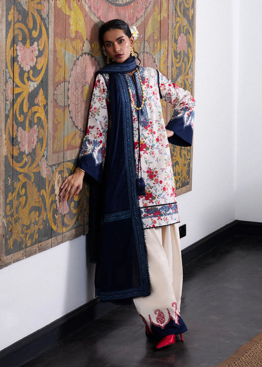 HUSSAIN REHAR Unstitched Lawn 3 Piece Aeri