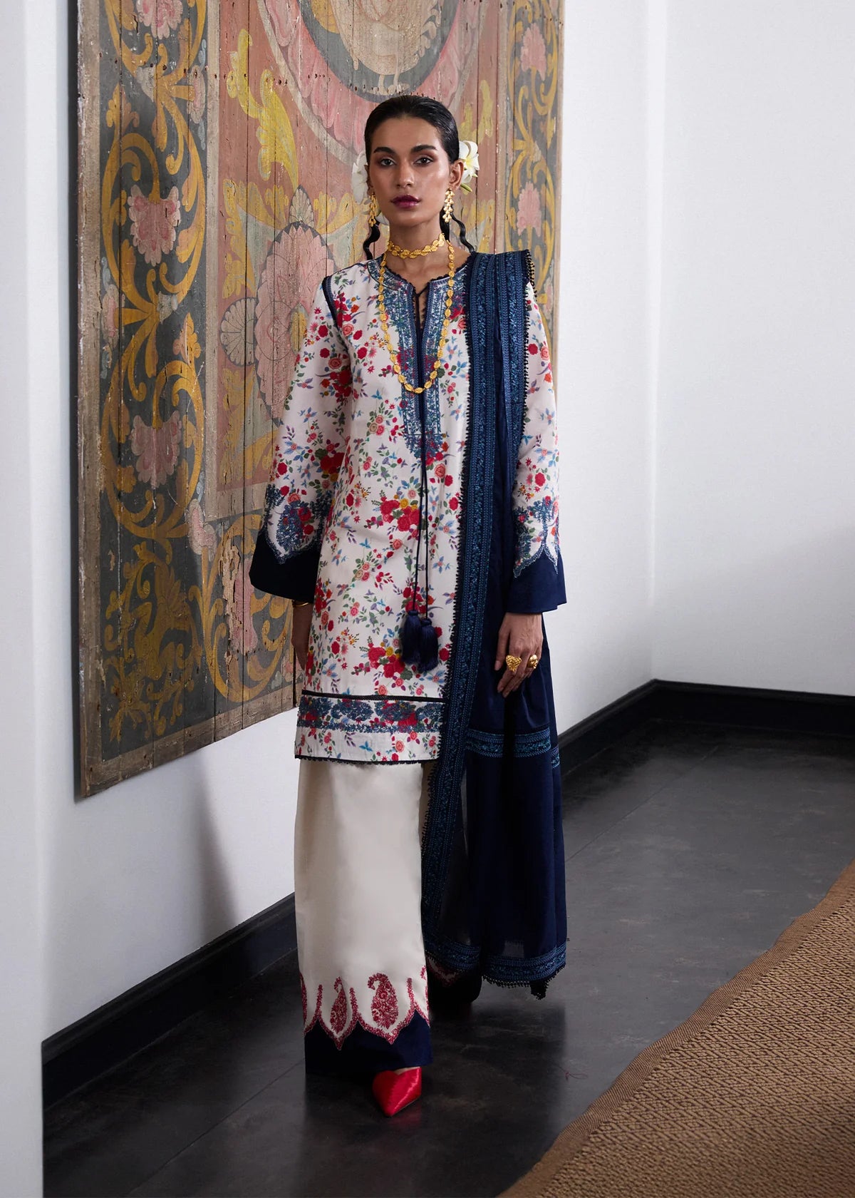 HUSSAIN REHAR Unstitched Lawn 3 Piece Aeri