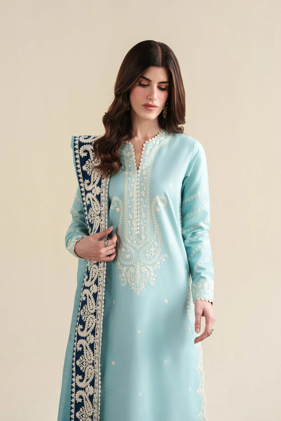 Luxury Dhanak 3 Piece Unstitched