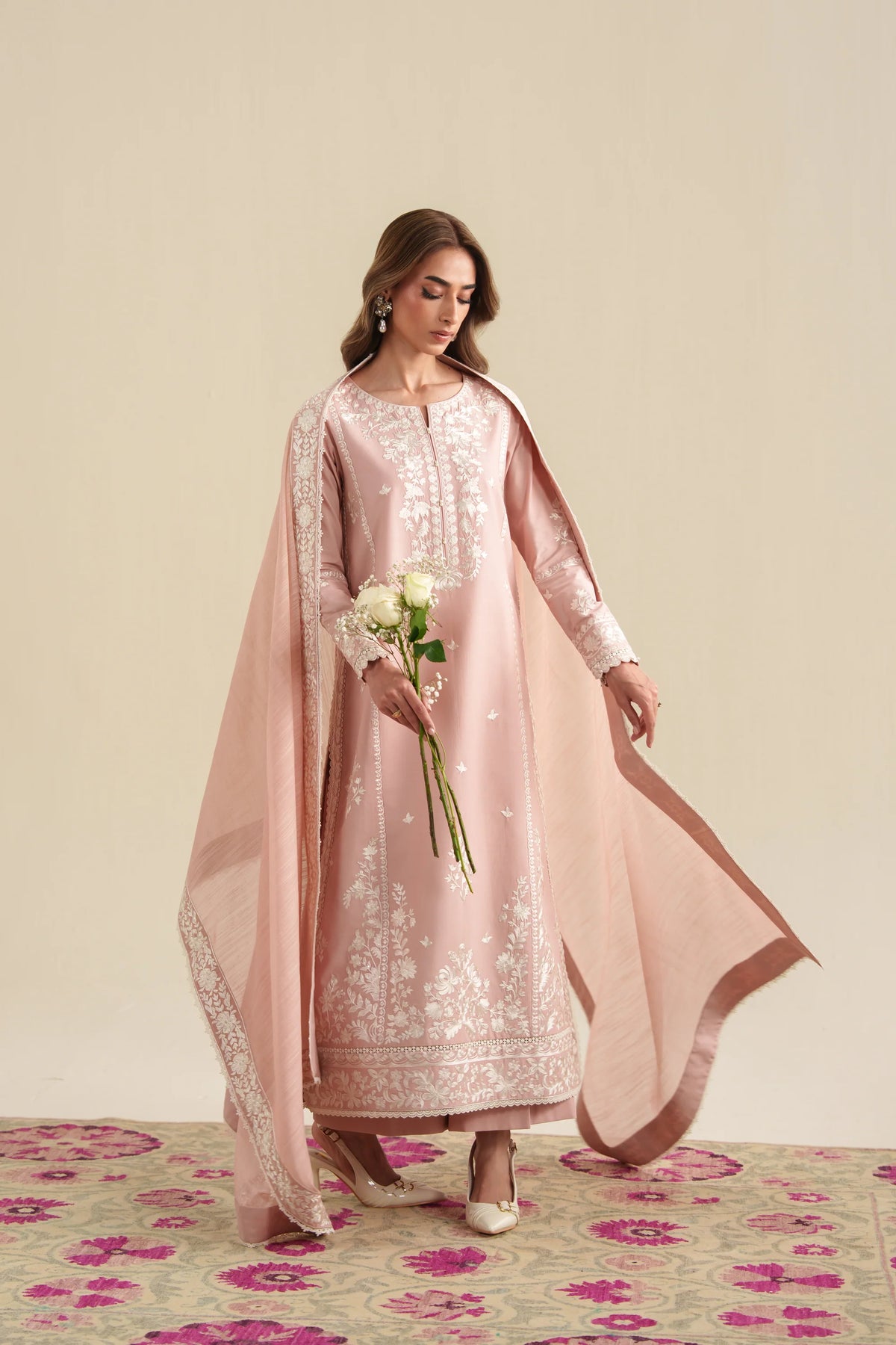 Luxury Dhanak 3 Piece Unstitched