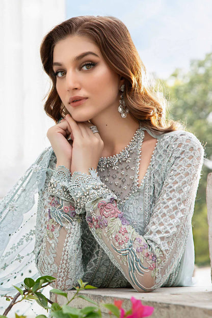 Unstitched Embroidered Chiffon Suit | MPC-24-103