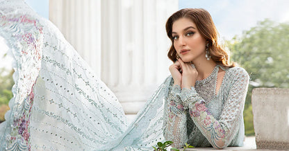 Unstitched Embroidered Chiffon Suit | MPC-24-103