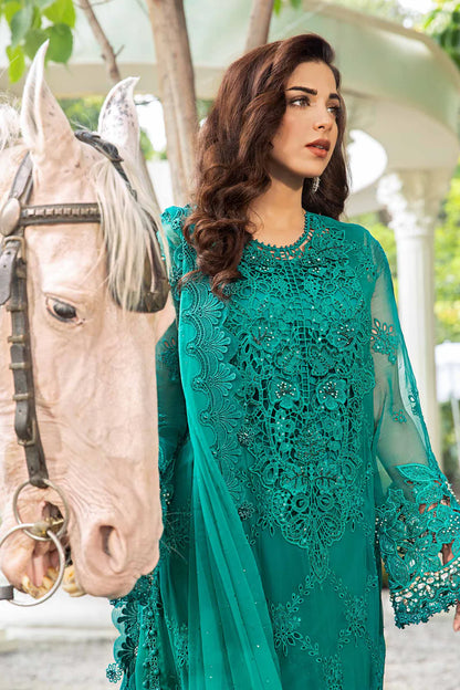 Unstitched Embroidered Chiffon Suit | MPC-24-105