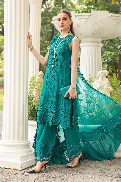 Unstitched Embroidered Chiffon Suit | MPC-24-105