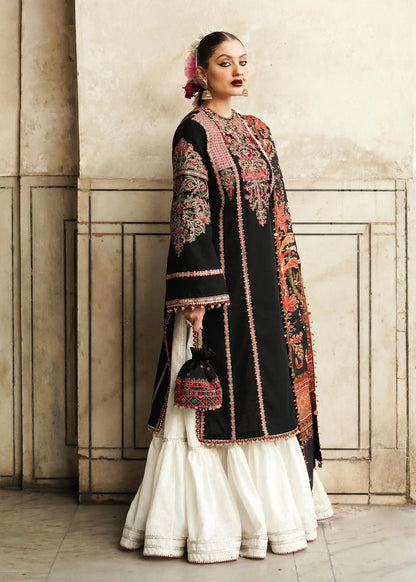 Hussain Rehar 3PC Dhanak Unstitched Embroidered Suit