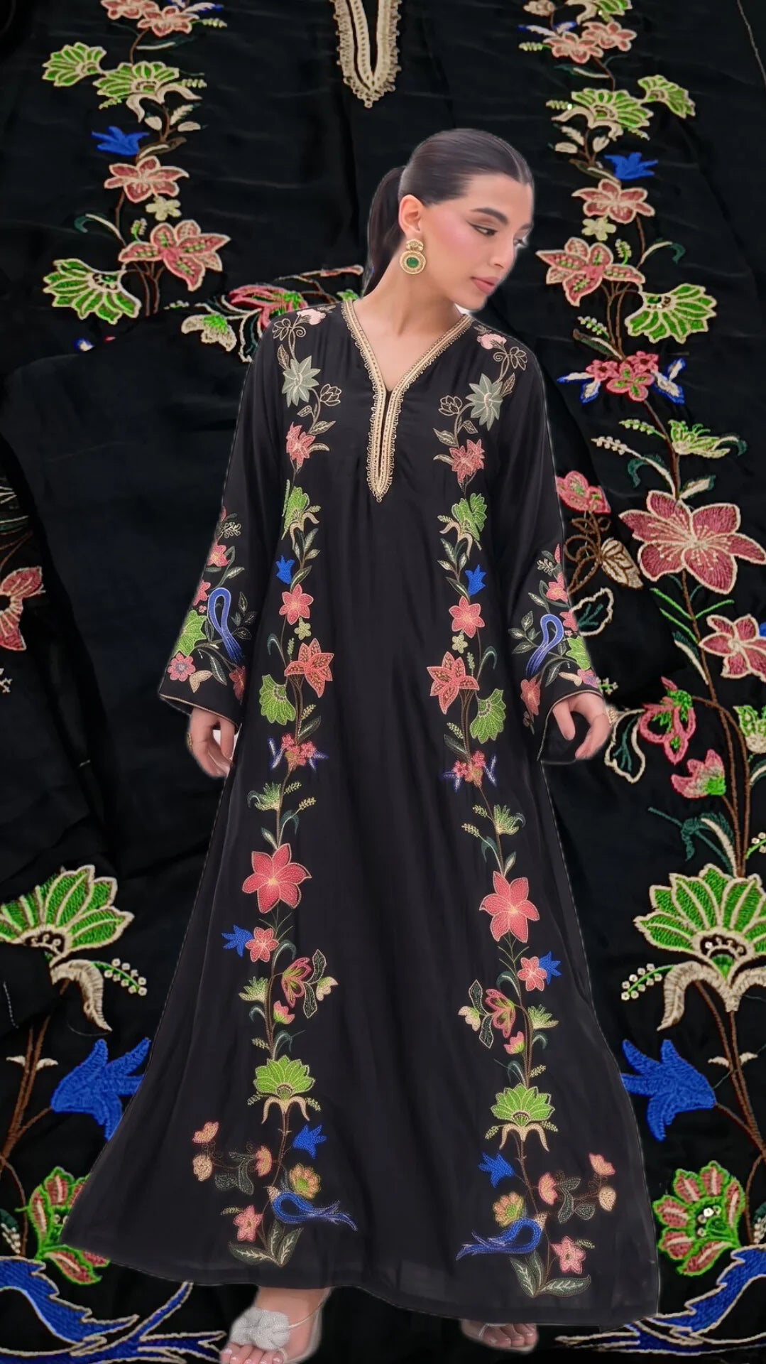 Ethnic 2pc Silk Fairystyle Unstitched