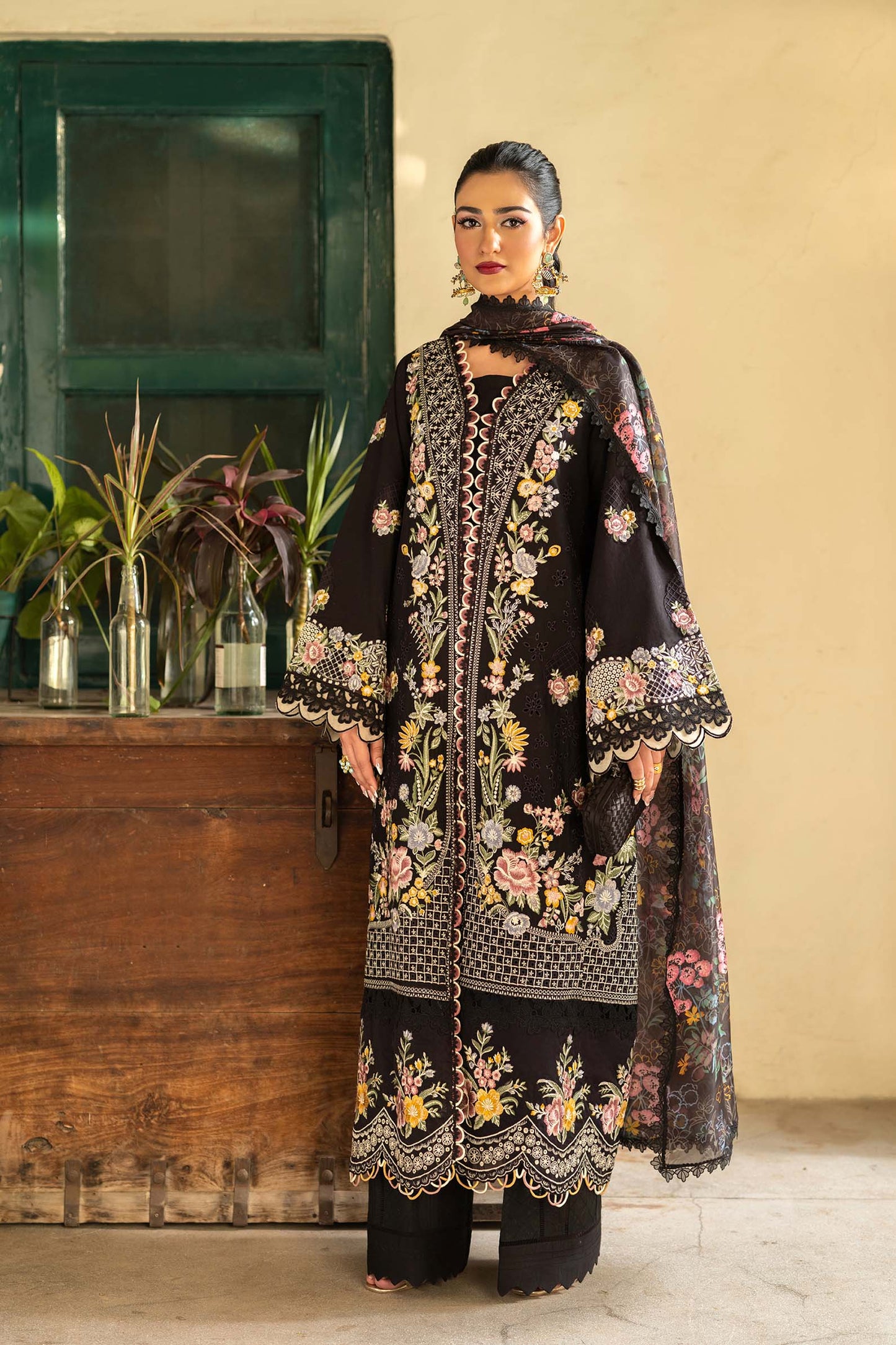 Koyal 3Pc Luxury Lawn Embroidered