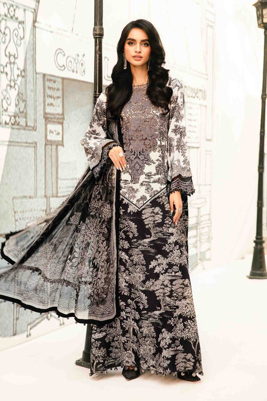 Maria.B MPrints Embroidered Lawn Unstitched 3Pc Suit MPT-2608-B