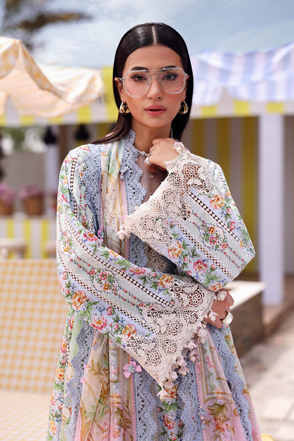 Maria.B MPrints Embroidered Lawn Unstitched 3Pc Suit MPT-3010-B