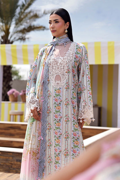 Maria.B MPrints Embroidered Lawn Unstitched 3Pc Suit MPT-3010-B