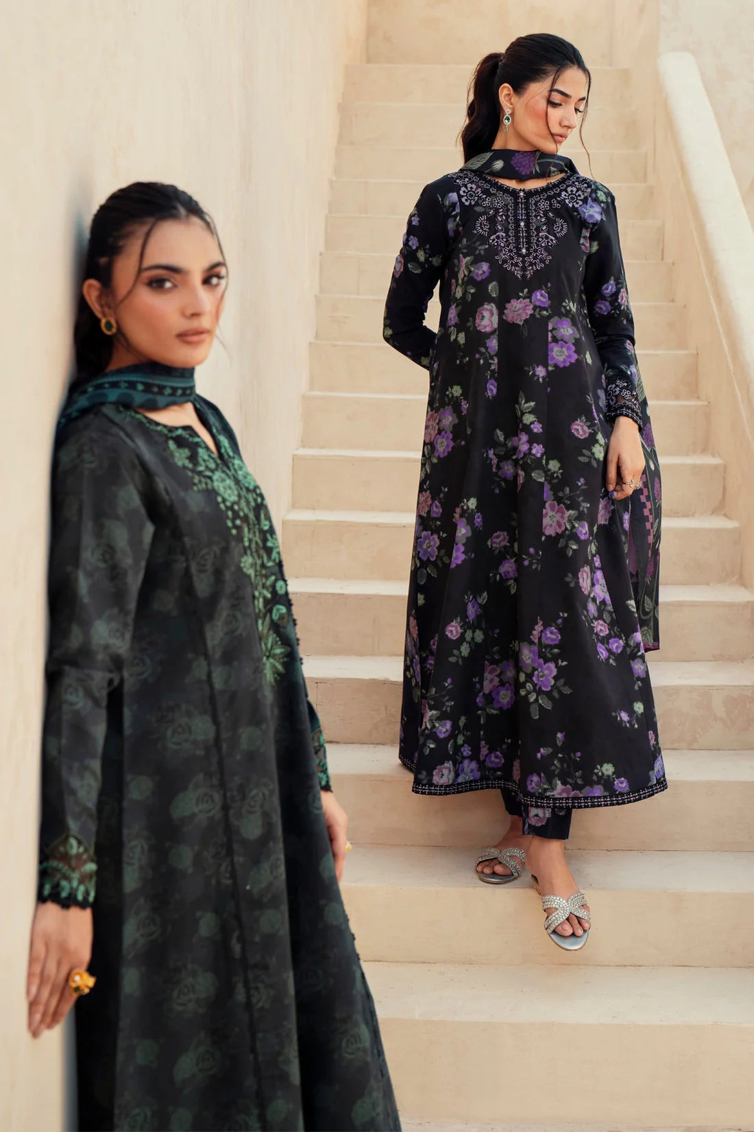 Sapphire Printed Lawn 3 pc Unstitched
